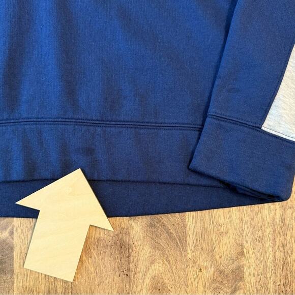 Notre Dame Fanatics Women’s Fighting Irish Colorblock Pullover Hoodie Blue Sz M - Picture 4 of 9